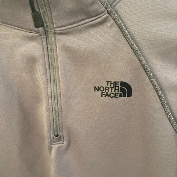 Women’s The North Face gray 1/4 Zip Jacket Pullover Size Médium - Picture 3 of 5